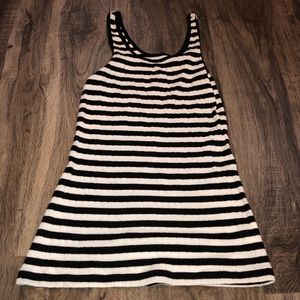 Striped fitting tank top
